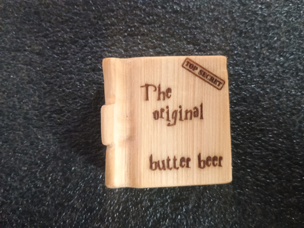 Book about the original butter beer - front